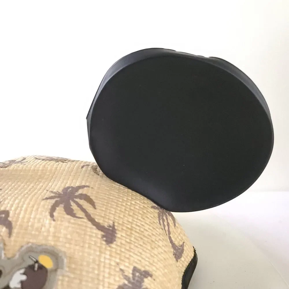 Disney Relax In Paradise Mickey Mouse Ear Hat Straw Coconut Palm Trees One Sz
